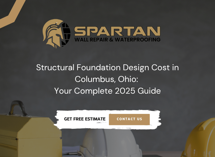 Structural engineer reviewing foundation design plans and soil testing results for Columbus Ohio residential construction project
